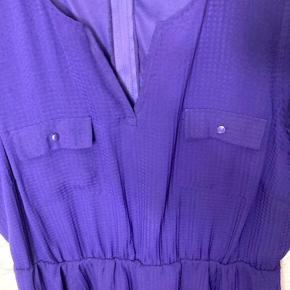 New Noir checkered purple tshirt dress - Picture 4 of 7